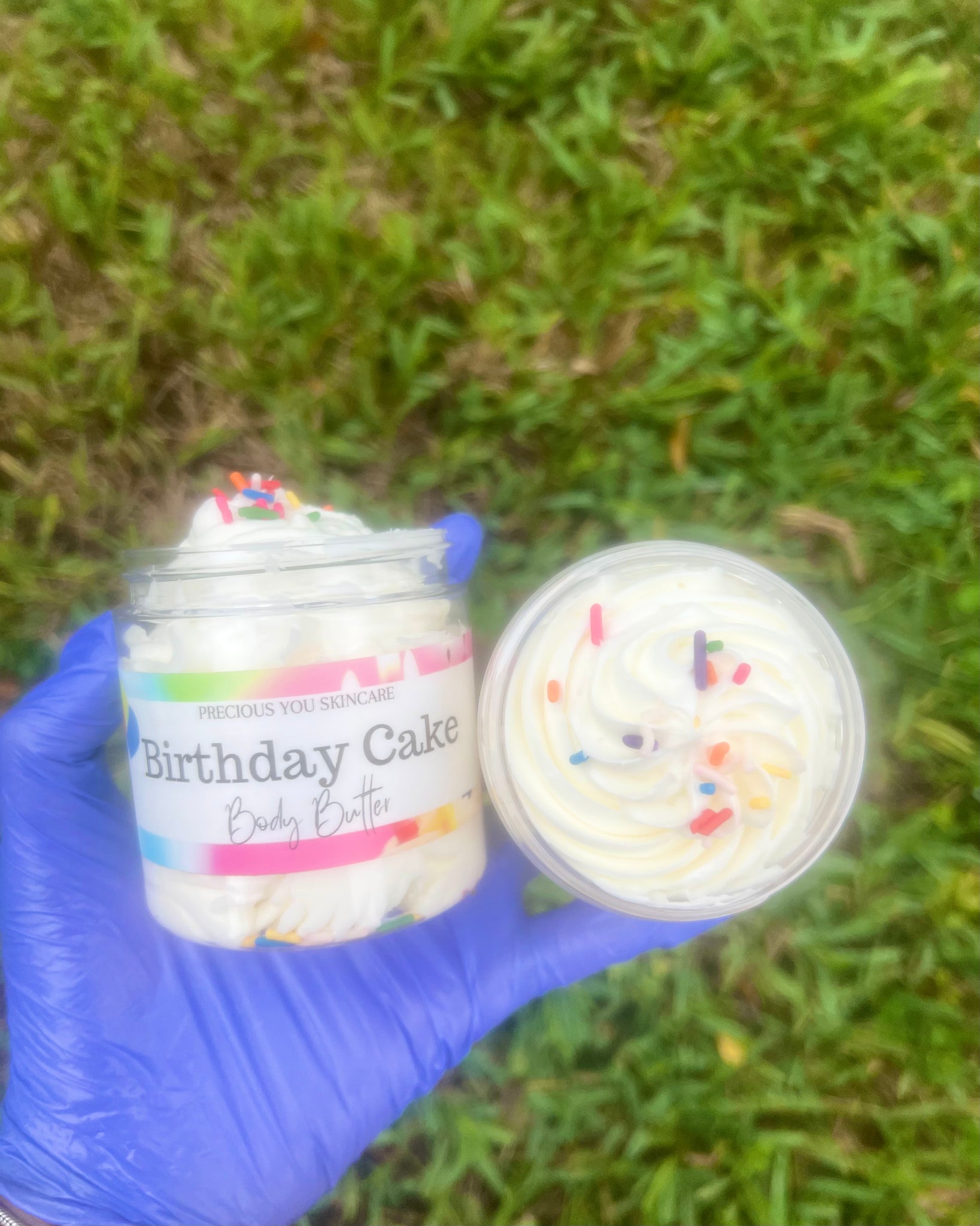 Birthday cake body butter