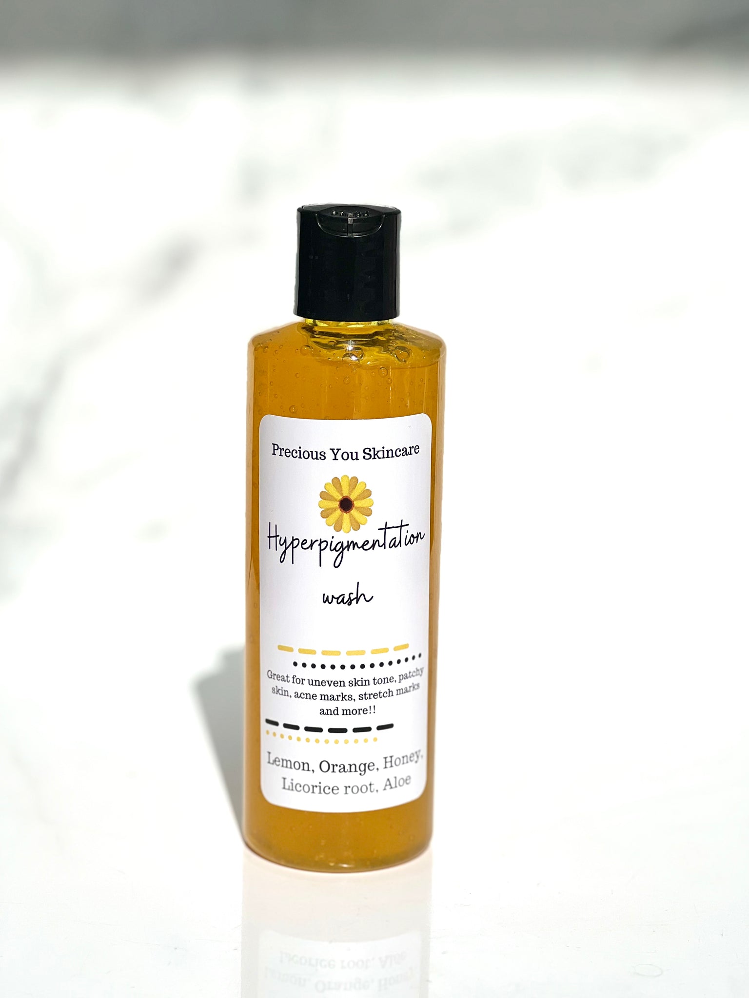 hyperpigmentation Turmeric face and body wash - with Kojic acid