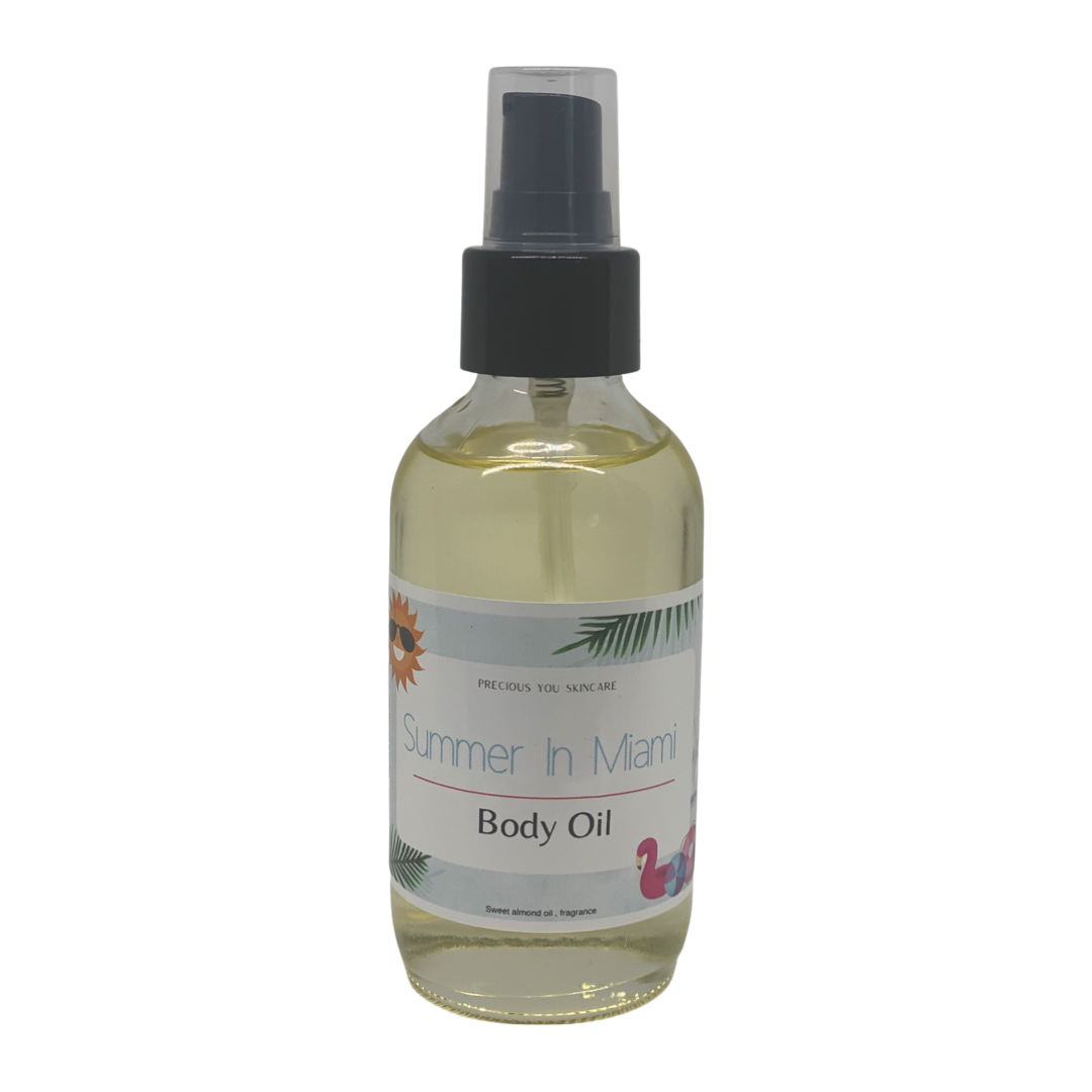 Summer in Miami body oil - Passionfruit & Violet