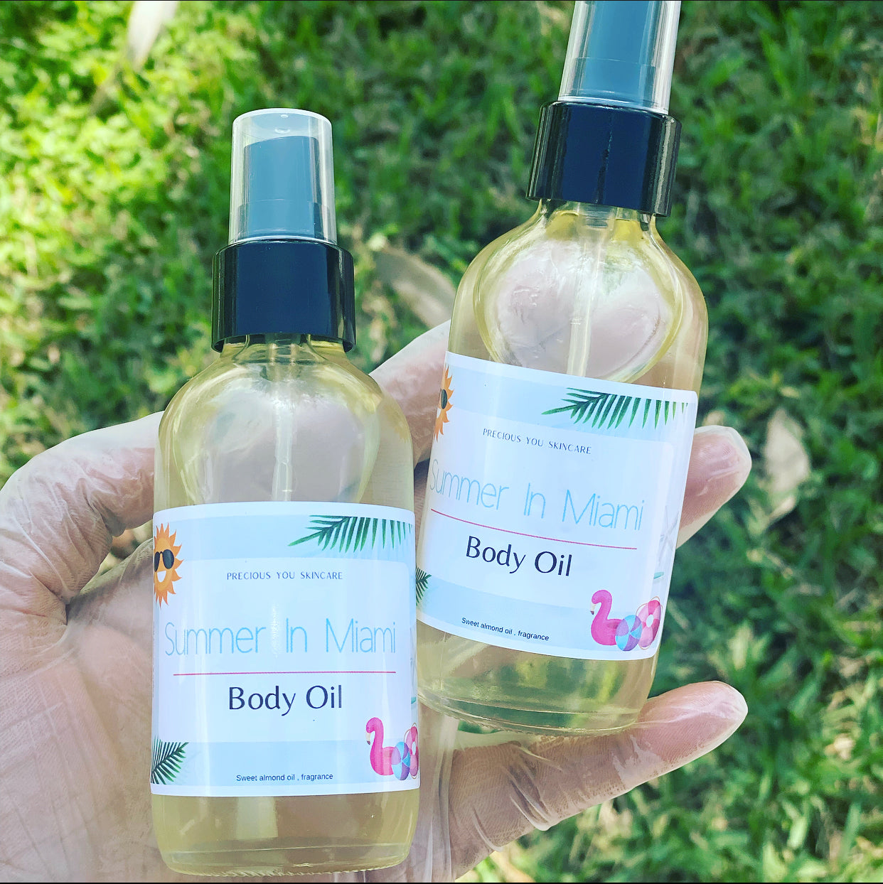 Summer in Miami body oil - Passionfruit & Violet