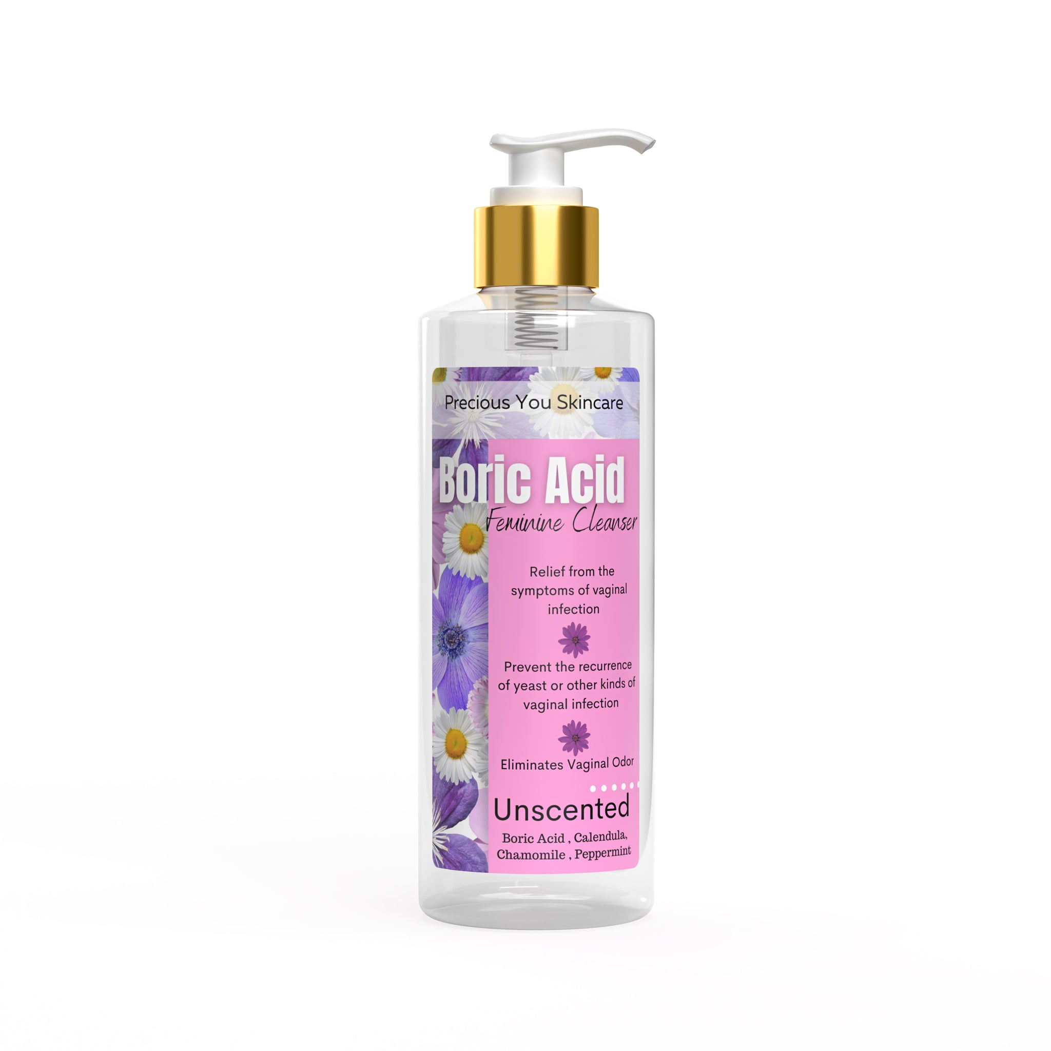 Boric Acid cleanser - Gentle unscented